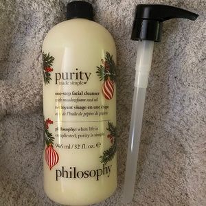 PHILOSOPHY PURITY MADE SIMPLE ONE-STEP FACIAL CLEANSER 32 OZ  W/PUMP